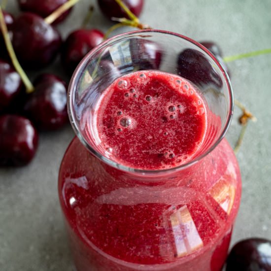 Fresh Cherry Vinaigrette - Recipe photo by Aredspatula