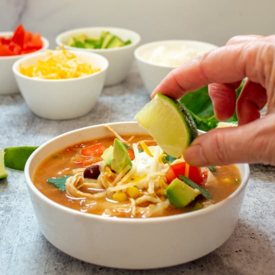 Chicken Tortilla Soup - Recipe photo by BeyondtheCoop