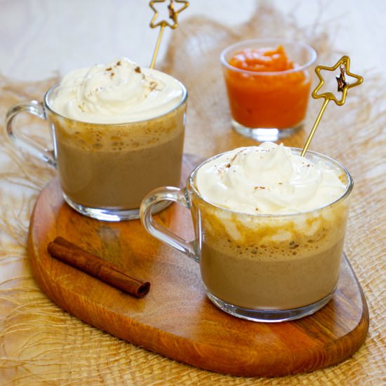 Pumpkin spice latte - Recipe photo by mecooks.com