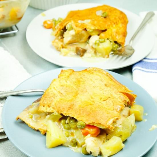 Healthy Chicken Pot Pie - Recipe photo by Fitty Foodlicious