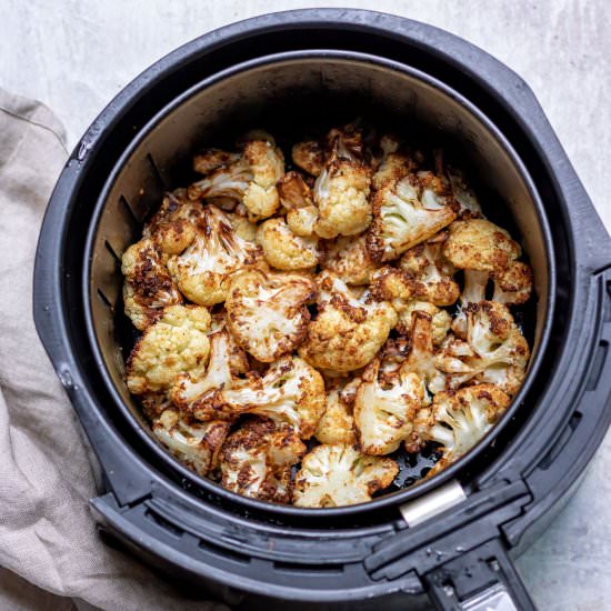 Air Fryer Cauliflower - Recipe photo by yousaypotatoes