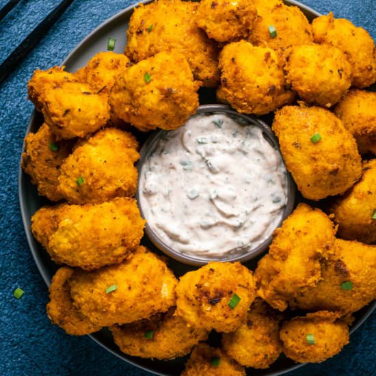 Vegan Buffalo Cauliflower - Recipe photo by lovingitvegan