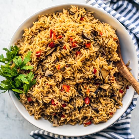 simple instant pot rice pilaf - Recipe photo by killingthyme