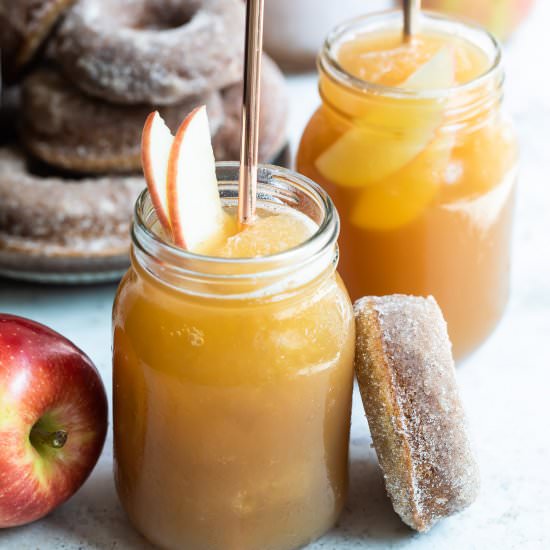 Brandy Apple Cider Slush - Recipe photo by culinaryhill