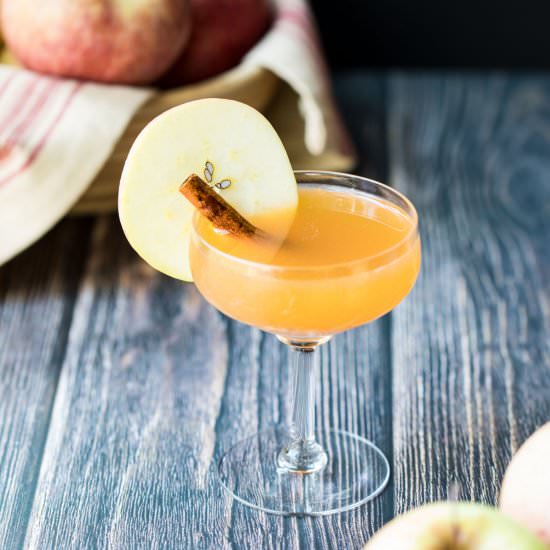 Apple Cider Bourbon Cocktail - Recipe photo by Chef Molly