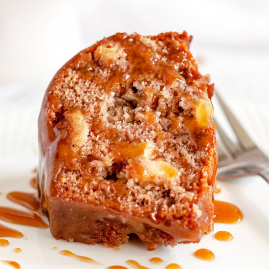 Gluten-Free Apple Bundt Cake - Recipe photo by CAKED by Katie