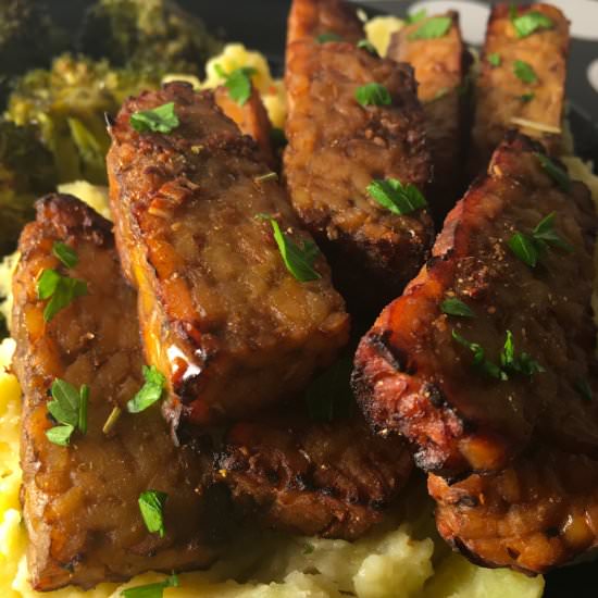 Marinated Tempeh - Recipe photo by summeryule.com