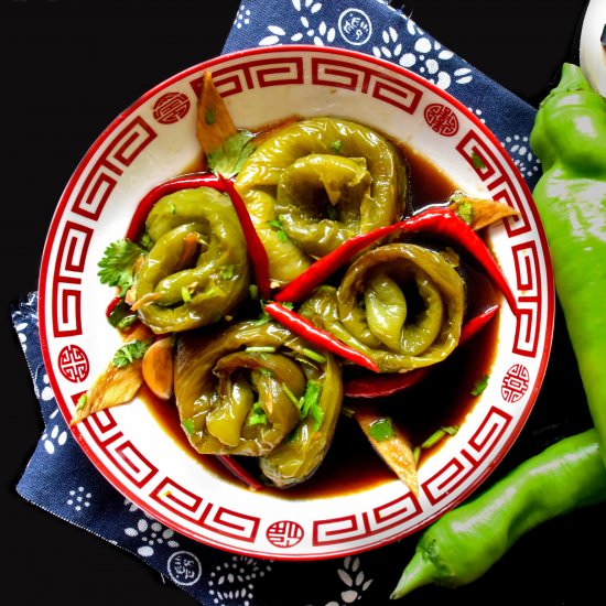 Fragrant Fried Green Chilies - Recipe photo by Sichuan Soul