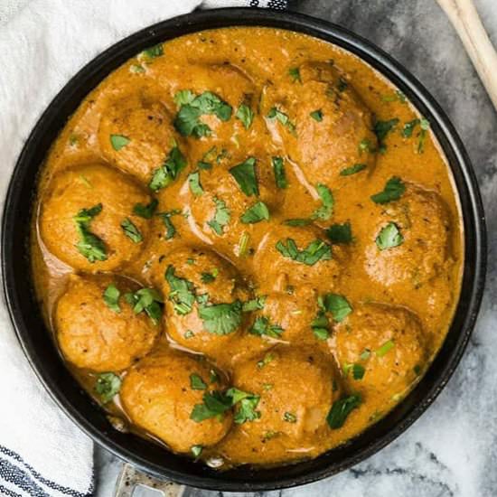 Indian Spicy Dum Aloo - Recipe photo by Mytastybuds