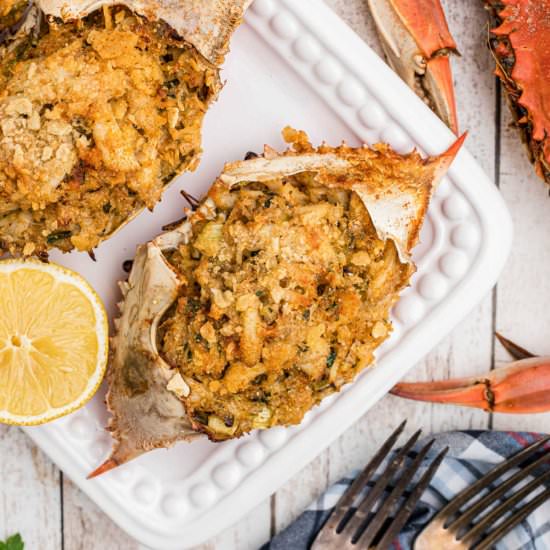 Stuffed Crab - Recipe photo by thecaglediaries