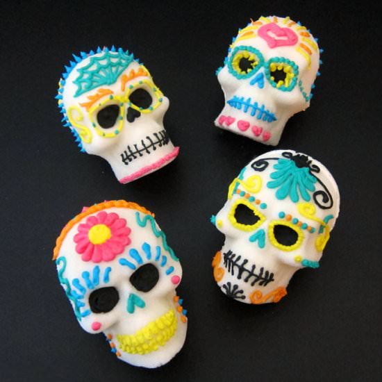 Sugar Skulls - Recipe photo by Hungry Happenings
