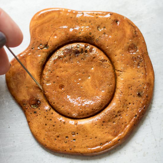 Honeycomb Toffee Dalgona Candy - Recipe photo by LifesLittleSweets