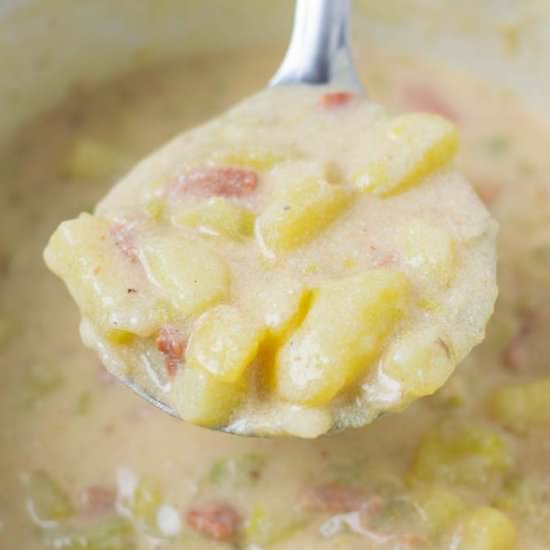 Creamy Potato Soup - Recipe photo by contentednesscooking