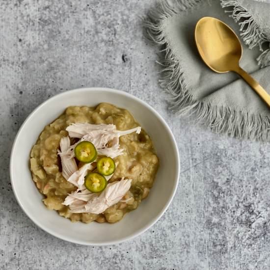 Verde Chicken Chili - Recipe photo by Eatbreathelove313