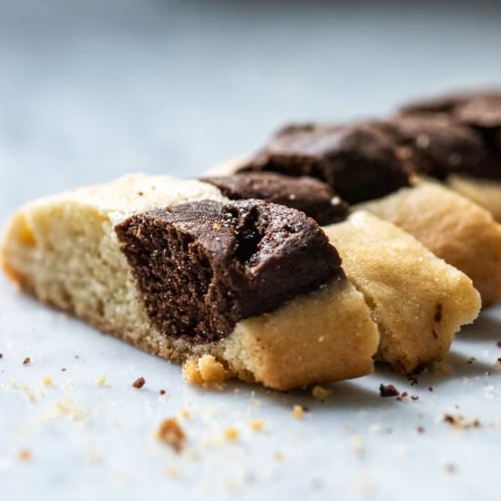 Marble Mandel Bread - Recipe photo by Cinnamon Shtick