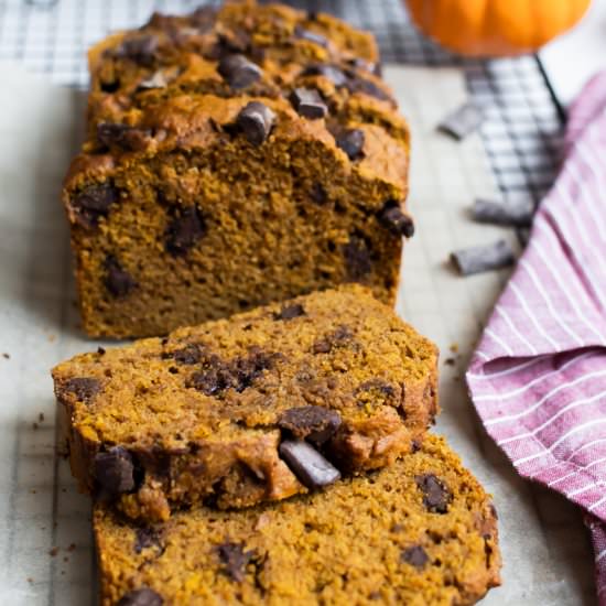 Pumpkin Chocolate Bread - Recipe photo by Zestfull