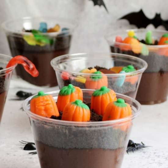 Dairy Free Dirt Cups - Recipe photo by joytothefood