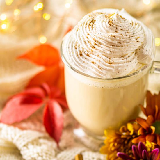 Maple Latte - Recipe photo by Burrata and Bubbles