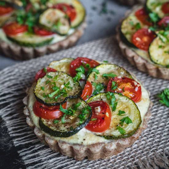 Zucchini and Tomato Tartlets - Recipe photo by yummyaddiction