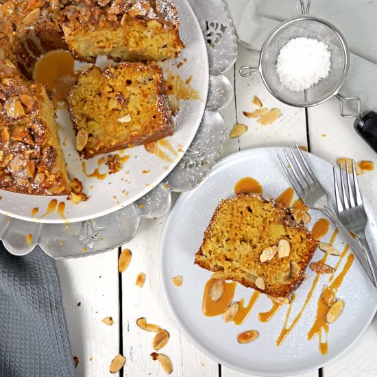 Almond Apple Cake - Recipe photo by Thyme of Season