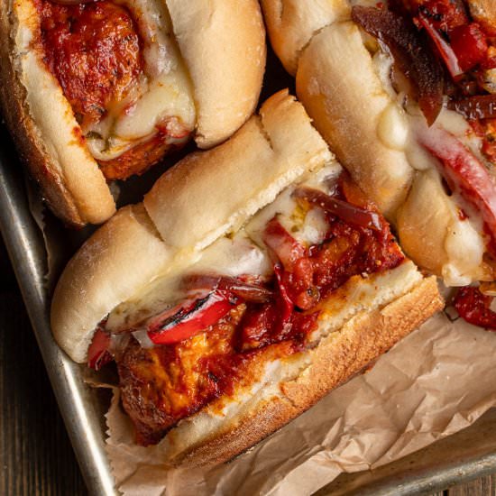 Mexican meatball sub - Recipe photo by cherryonmysundae