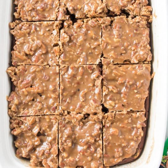 Praline Brownies - Recipe photo by BakingBeauty