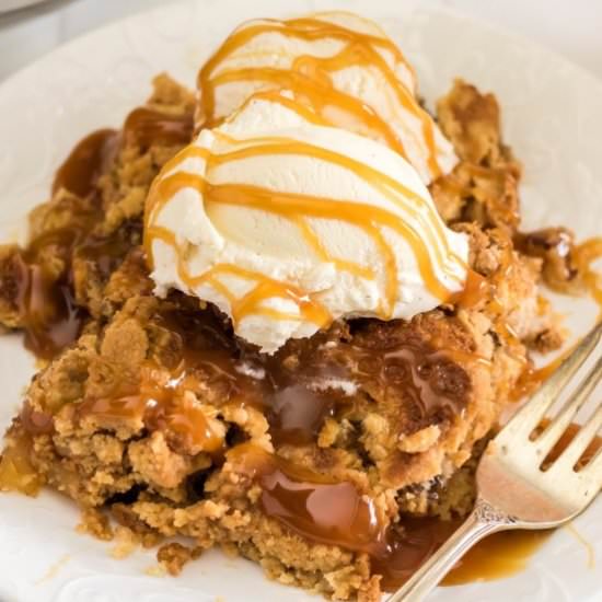 Apple Dump Cake - Recipe photo by noshingwiththenolands
