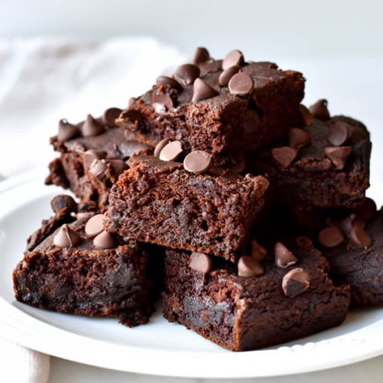 Easy Gluten Free Pumpkin Brownies - Recipe photo by Flavor Walk