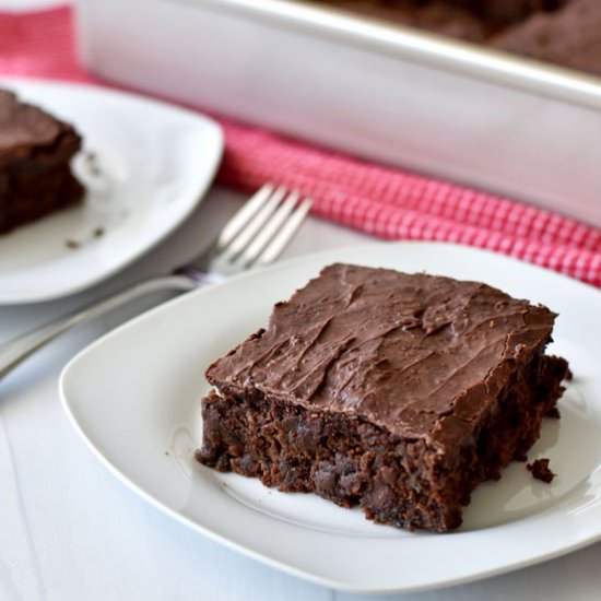 Gluten Free Chocolate Zucchini Cake - Recipe photo by Flavor Walk