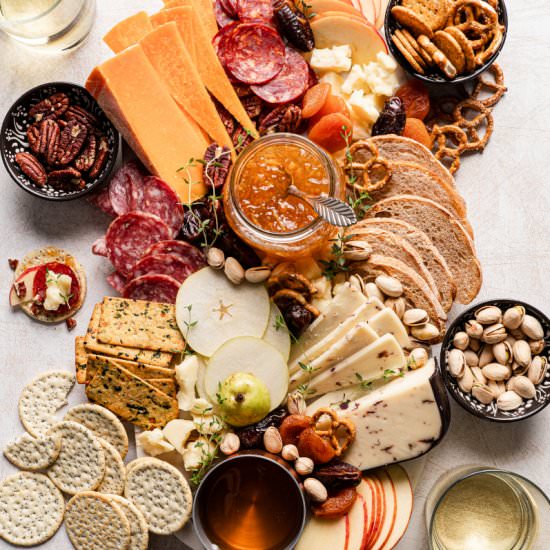 Simple Cheese Board - Recipe photo by Tina FitDiary