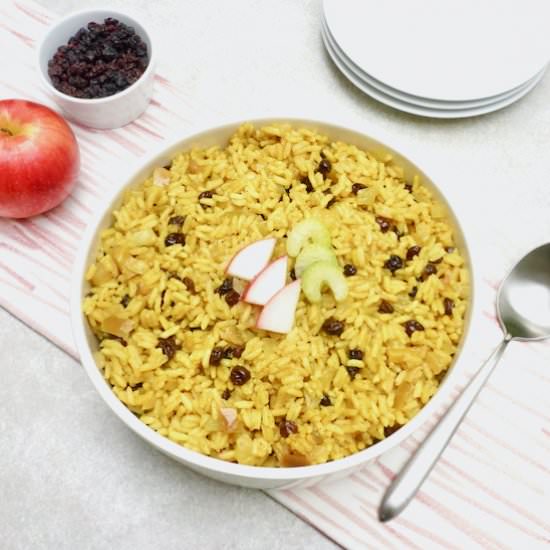 Curried Apple Rice is a perfect fal - Recipe photo by anothertablespoon