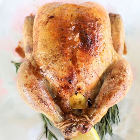 Easy Roasted Herb Stuffed Chicken - Recipe photo by foodiechefteam