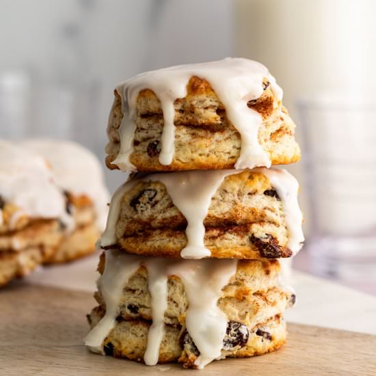 Cinnamon Raisin Biscuits - Recipe photo by themarblekitchen