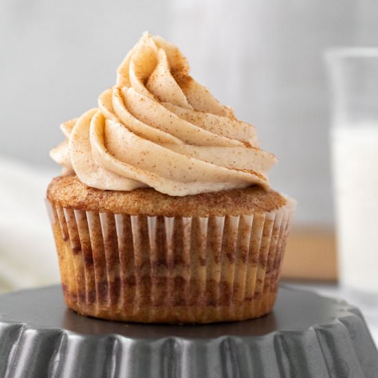 Cinnamon Cupcakes - Recipe photo by themarblekitchen