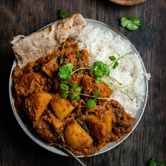 Lentil and Potato Curry - Recipe photo by The Last Food Blog