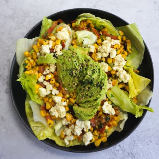 corn bacon avocado salad - Recipe photo by Cuisine Fiend
