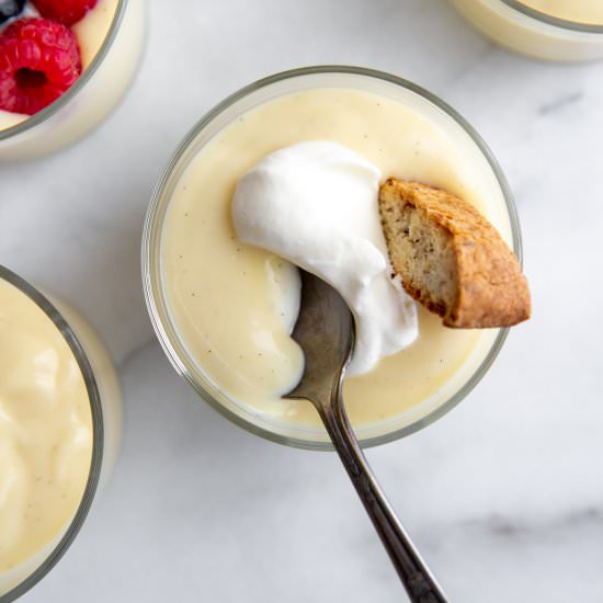 Homemade Vanilla Pudding (GF) - Recipe photo by FromScratchFast