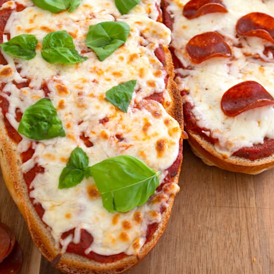 French Bread Pizza - Recipe photo by laughingspatula.com