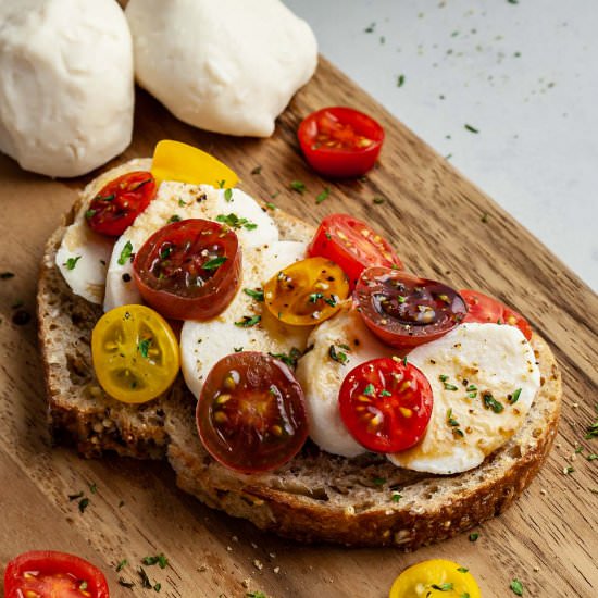 Tofu Mozzarella - Recipe photo by the throbbing eggplant