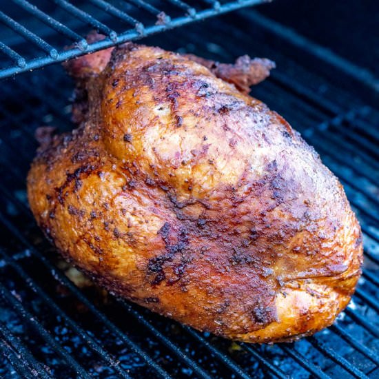 Traeger Smoked Turkey Breast - Recipe photo by HIldaskitchenblog