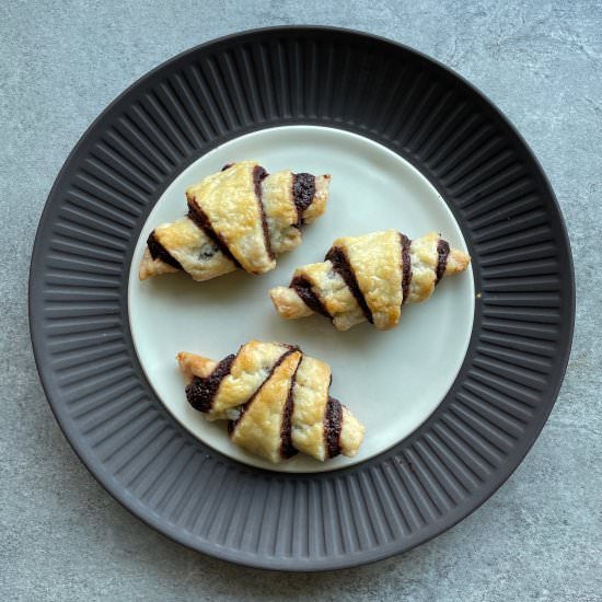 Chocolate Rugelach - Recipe photo by uglyducklingbakery