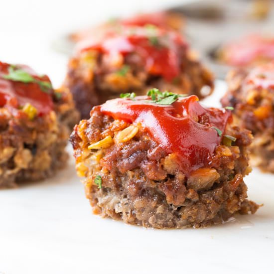 Muffin Tin Meatloaf - Recipe photo by giftofhospitality