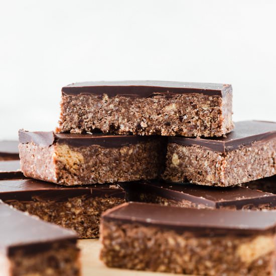No Bake Milo Slice - Recipe photo by Wholesome Patisserie
