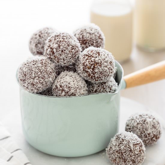 Kid Friendly Rum Balls - Recipe photo by Wholesome Patisserie