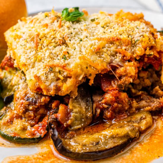Eggplant Zucchini Lasagna - Recipe photo by KitchenDivas