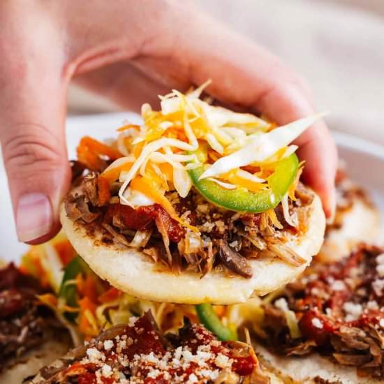 Garnachas Mexicanas (Vegan & GF) - Recipe photo by brokebankvegan