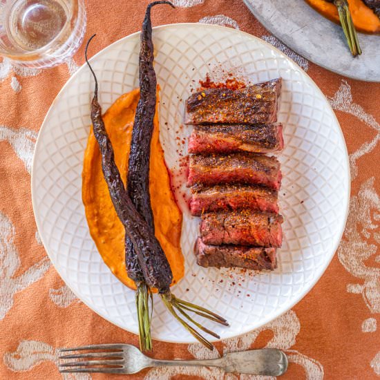 Skirt Steak with Ajika Seasoning - Recipe photo by primalwellnesscoach