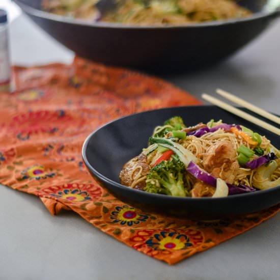Healthy Chicken Udon Noodles - Recipe photo by Feed Your Soul