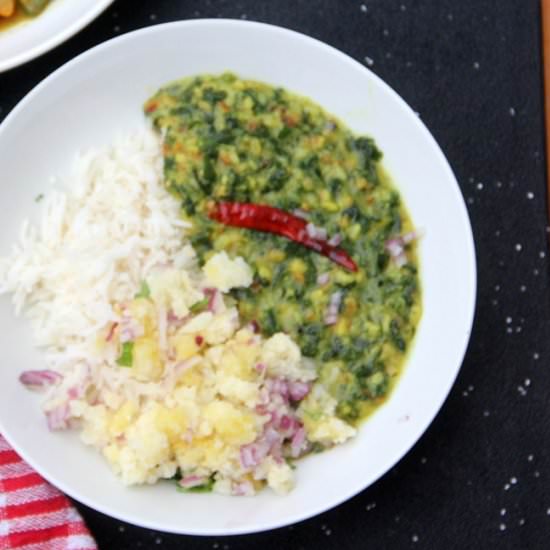 Roasted Yellow Lentils - Recipe photo by Spice Chronicles