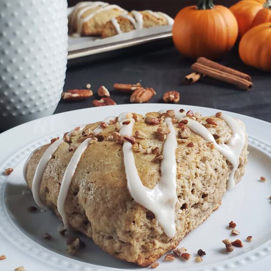 Brown Butter Pecan Scones - Recipe photo by RaspberriesAndKohlrabi